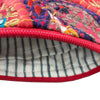 刺繍パッチワークポーチ　ピンクレッド - アジアの手仕事雑貨cocowa