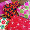 カッチ刺繍　ジッパーミニポーチ　パープル - アジアの手仕事雑貨cocowa